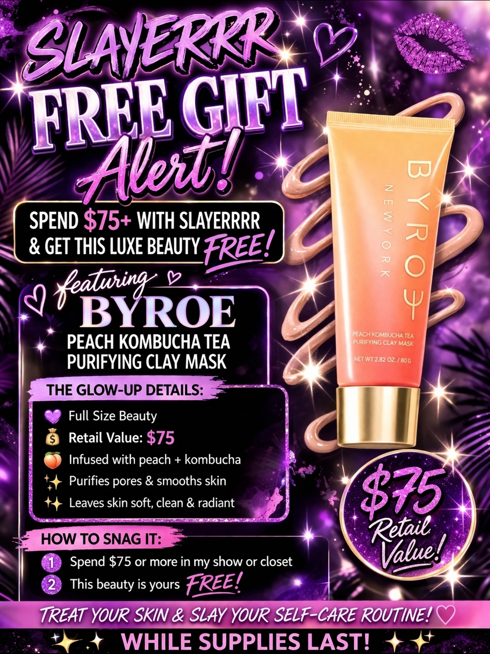 Slayerrr's Free Gift Alert!! Free Byroe Clay $75 Retail, W/$75 Purchase Or More!